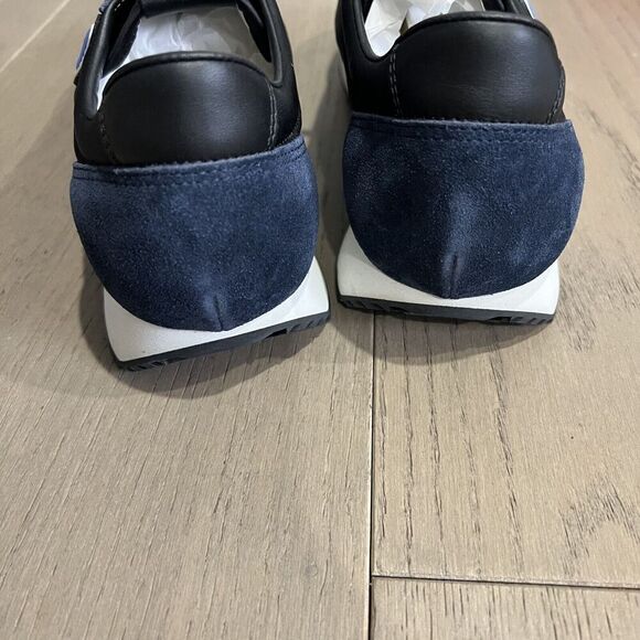 Prada Retro Trainer Sneaker Oltremare Nero Suede Leather Mens UK 9 / US 10 NEW - Picture 12 of 15